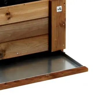 GardenBox Metall-Pflanzkasten auf dem Boden groß 82 x 64 cm