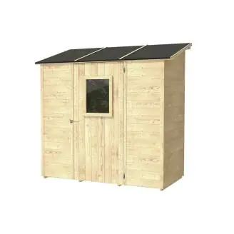 Wonder Holz Schuppen Box angebaut 102 x 207 cm