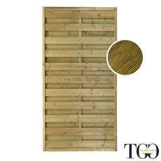 Sichtschutzplatte Teddy 90x180 gerade Holzgitter