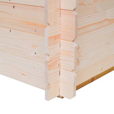 Giunone Outdoor-Holztruhe, 98x60x54H cm