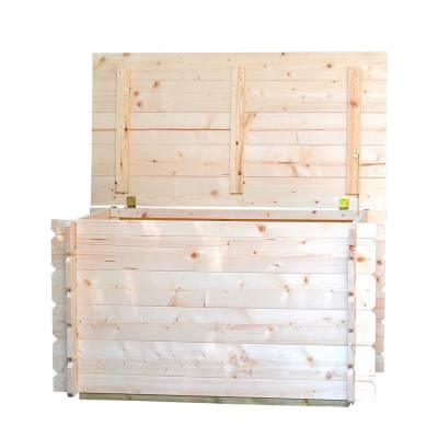 Giunone Outdoor-Holztruhe, 98x60x54H cm