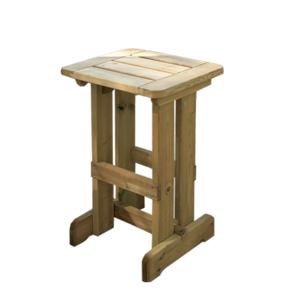 Gartenmöbel - Hoher Gartenhocker aus Rex-Holz 40x45x H8...