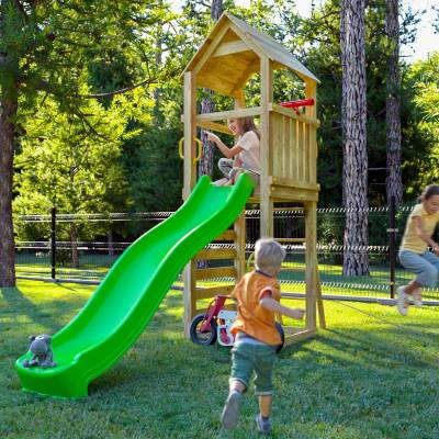 Autoklaviertes Gartenspiel aus Holz, Playland Jumpy TGG Play