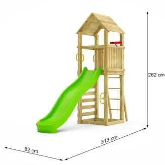 Autoklaviertes Gartenspiel aus Holz, Playland Jumpy TGG Play