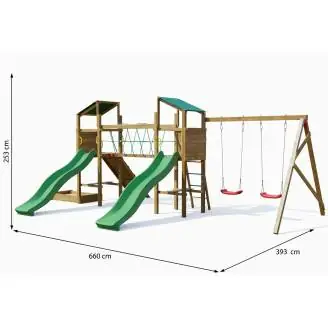 Autoklavierter Holzspielplatz Playland SunFest TGG Play