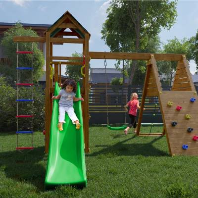 Autoklavierter Gartenspielplatz aus Holz Woody Gym TGG Play