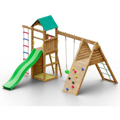 Autoklavierter Gartenspielplatz aus Holz Woody Gym TGG Play