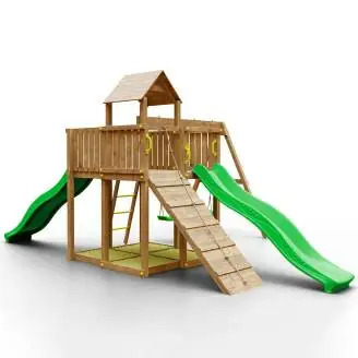 Autoklavierter Holzspielplatz Woody Tree House TGG Play