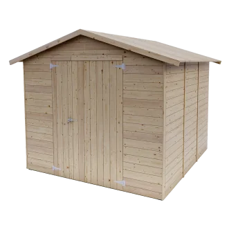 Gartenhaus Lady aus Holz 2,5x2,5 cm anpassbar Dicke 19mm