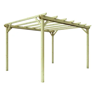 Pergolen und Pavillons - 3x4 Holzpergola für den Außenbereich und den Garten