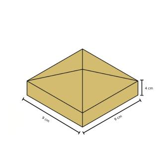 Diamant-Holzpfostenkappe für 7x7 cm Pfosten