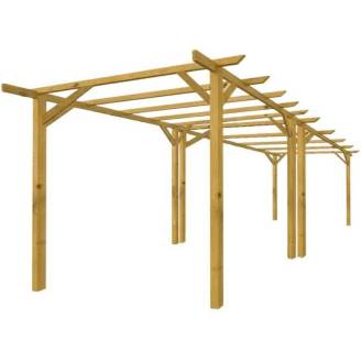 Pergolen und Pavillons – 3x6 Holzpergola für Außenbereich und Garten in Pi...